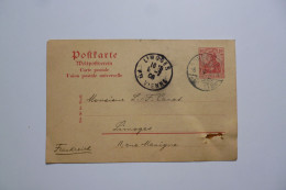 ENTIER POSTAL  -  DRESDE Vers LIMOGES  -  1908 - Tarjetas