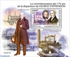 Niger 2023 George Stephenson, Mint NH, Science - Transport - Inventors - Railways - Treinen