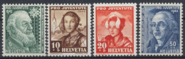 Schweiz, MiNr. 412-415, Postfrisch - Ongebruikt