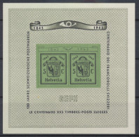 Schweiz, MiNr. Block 10, Postfrisch - Unused Stamps