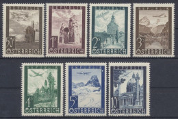 Österreich, MiNr. 822-828, Postfrisch - Unused Stamps