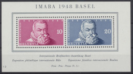 Schweiz, MiNr. Block 13, Postfrisch - Nuevos