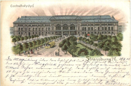 Strassburg - Centralbahnhof - Litho - Strasbourg