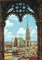 VIENNA, ARCHITECTURE, CATHEDRAL, TOWER, AUSTRIA, POSTCARD - Kerken