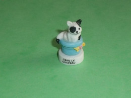 Delcampe - Fèves  / Fève  / Animaux : Chat , Dans Le Chapeau " Mat "               T174 - Tiere