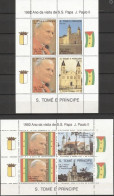 S. Tomè 1992, Pope J. Paul II, 2BF - Papes