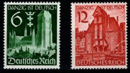 DR  1939 Nr. 714 - 715  Postfrisch Danzig - Neufs