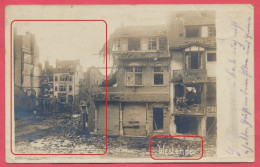 Westende Belgique Belgien : Fotokaart : Quartier - Immeubles - Commerces En Ruine -  Guerre 1914-18 - Westende