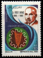 1987 Uruguay Dr Jose F Arias University Of Crafts Education Politician Doctor #1233 ** MNH - Uruguay