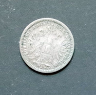10 Kreuzer 1872. Autriche/Austria. Franz Joseph. Argent/Silver - Oesterreich