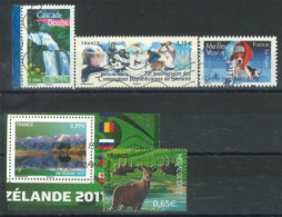 FRANCE - 2007/14, DIFFERENT STAMPS SET OF 5, USED. - Gebraucht