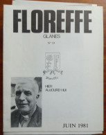 Revue Floreffe Glanes N°19 Juin 1981 - Souvenir Abbé Daiche - Belgio