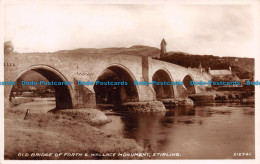 R118517 Old Bridge Of Forth And Wallace Monument. Stirling. Valentine. No 215741 - Welt