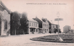 Gonneville La Mallet - Route De Mountivilliers   -  CPA °J - Other & Unclassified