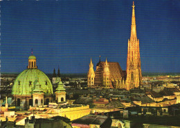 VIENNA, CHURCH, ARCHITECTURE, TOWER, AUSTRIA, POSTCARD - Kerken