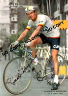 PHOTO CYCLISME REENFORCE GRAND QUALITÉ ( NO CARTE ), ANGIOLINO PISCAGLIA TEAM GHIGI 1960 - Radsport