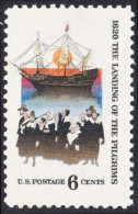 !a! USA Sc# 1420 MNH SINGLE (a2) - Landing Of The Pilgrims - Unused Stamps
