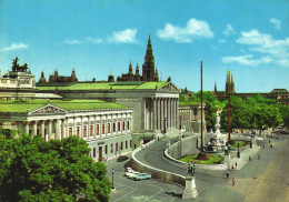 VIENNA, ARCHITECTURE, PARLIAMENT, TOWN HALL, CARS, STATUE, AUSTRIA, POSTCARD - Other & Unclassified