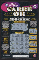 Grattage ILLIKO - CARRE OR 79601 - 2ème Verso - FRANCAISE DES JEUX - Lottery Tickets