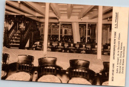 RED STAR LINE : Second Class Dining Saloon From Series Interior Photos 2 - Booklet Ss Finland - Dampfer