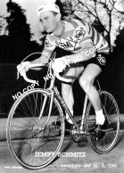 PHOTO CYCLISME REENFORCE GRAND QUALITÉ ( NO CARTE ) JEMPY SCHMITZ TEAM EMI 1960 - Radsport