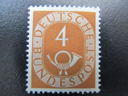 BRD Nr. 124, 1951, Posthorn, Postfrisch, BPP Geprüft - Ungebraucht