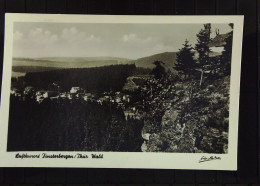 AK Von Finsterbergen (Thür.)  Mit Blick Vom Hainfelsen Auf Den Steiger- SoSt. Vom 18.7.1957 Nach Dresden - Friedrichroda