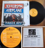 RARE LP 33t RPM (12") JEFFERSON AIRPLANE «Takes Off» (U.S.A, 1969) - Rock