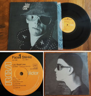 RARE LP 33t RPM (12") LOU REED «Live» (France, 1975) - Rock