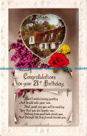R118711 Greetings. Congratulations On Your 21st Birthday. House. RP - Wereld