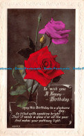 R118712 Greetings. To Wish You A Happy Birthday. Roses. RP - Wereld