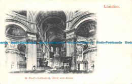 R118719 London. St. Pauls Cathedral Choir And Aisles - Otros & Sin Clasificación