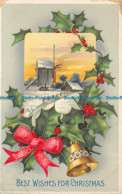 R118742 Greetings. Best Wishes For Christmas. Windmills. Misch And Stock. 1909 - Wereld