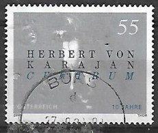 2005 Austria Personajes Herbert Von Karajan Director De Orquesta 1v. - Musique