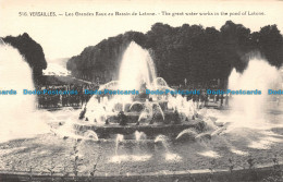 R118768 Versailles. The Great Water Works In The Pond Of Latone. No 516 - Monde