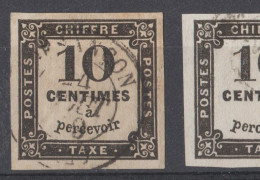 PAPIER CHAMOISE Sur N°2A GRAND LUXE - 1859-1959 Oblitérés