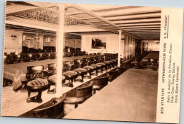 RED STAR LINE : First Class Dining Saloon From Series Interior Photos 2 - Booklet Ss Finland - Dampfer