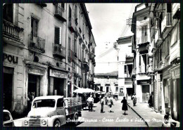 SESSA AURUNCA - Corso Lucilio E Palazzo Municipale. ( Ediz. Vicenzo Riccio / Bromostampa Nº 41010) Carte Postale - Caserta