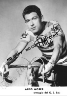 PHOTO CYCLISME REENFORCE GRAND QUALITÉ ( NO CARTE ) ALDO MOSER TEAM EMI 1960 - Radsport