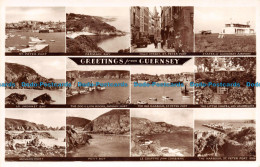 R118893 Greetings From Guernsey. Multi View. RA. RP - Welt