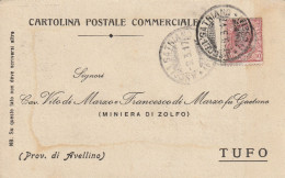 Italy. A217. Ascoli Satriano. 1917. Annullo Guller ASCOLI SATRIANO (FOGGIA), Su Cartolina Postale Commerciale - Marcofilie