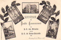 S21-006 Rennes - Souvenir Du Double Couronnement De N.-D. Des Miracles Et De N.-D. De Bonne-Nouvelle En 1908 - Rennes