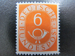 BRD Nr. 126, 1951, Posthorn, Postfrisch, BPP Geprüft - Ungebraucht
