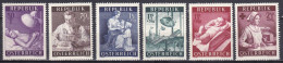 AT215 - AUSTRIA – 1954 – HEALTH SERVICE FUND – Y&T # 832/7 MNH 23 € - Unused Stamps