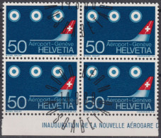1968 Schweiz ⵙ Zum:CH 455, Mi:CH 873,Yt:CH 805, Flughafen Genf - Gebruikt