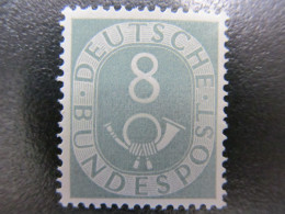 BRD Nr. 127, 1951, Posthorn, Postfrisch, BPP Geprüft - Ungebraucht