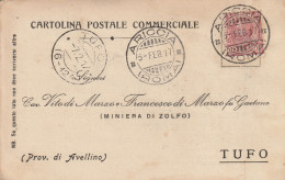 Italy. A217. Ariccia. 1917. Annullo Guller ARICCIA  (ROMA), Su Cartolina Postale Commerciale - Marcofilie