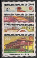 CONGO - 1984 - N°YT. 734 à 737 - CFCO - Neuf Luxe ** / MNH / Postfrisch - Ongebruikt