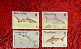 PITCAIRN ISLANDS 1992 4v Neuf Complet MNH ** Mi 396 399 Requins Sharks Pesce Poisson Fish Pez Fische - Fishes