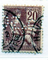 Perforé DZ&C 111 Sur 113 - Used Stamps